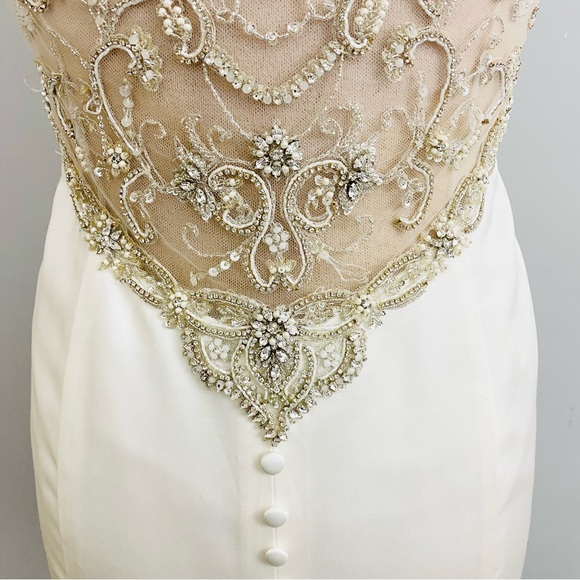 Casablanca Gowns Seabreeze Collection Wedding Dress Gown style 2193 size 10 - Picture 14 of 15